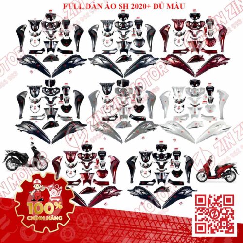 Dàn Áo SH 2020 2021 2022, Dàn Áo Xe SH150i, SH 125i Chính Hãng Honda Đủ Màu