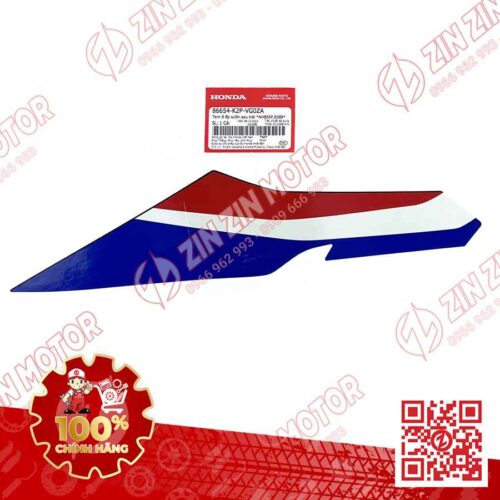 TEM LƯỜN GIỮA WINNER X V4 2024 MIẾNG LỚN TRÁI 86654K2PVG0ZA XE ĐỎ HRC PHIÊN BẢN THỂ THAO