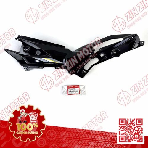 ỐP HÔNG WINNER X V4 2024, LƯỜN GIỮA WINNER X 2024, ỐP ỐNG YẾM WINNER V4 ĐEN TEM BẠC PHẢI 64325K2PVE0ZB CHÍNH HÃNG
