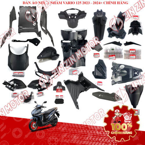 DÀN ÁO NHỰA NHÁM VARIO 125 2023 2024, VARIO 125 K2V CHÍNH HÃNG
