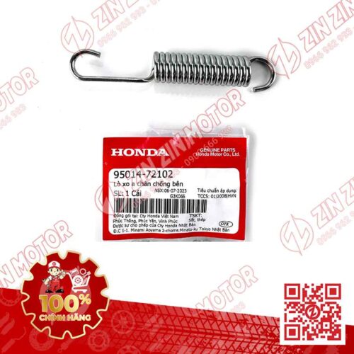 Lò Xo Chống Nghiêng Vario 125 K2V, Airblade, Vision, Click, Lead , WAVE RSX 2019 2020 2021 2022 2023 , WAVE ALPHA 2017 - 2023 2024 - 2025, WAVE BLADE 110 Và Nhiều Dòng Xe Honda Khác 9501472102 CHÍNH HÃNG