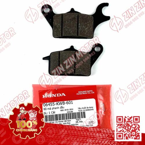 BỐ THẮNG TRƯỚC FUTURE 125 MẬP, FUTURE FI 125, FUTURE BXC 125 2014 2015 2016 2017 , WAVE RSX 2019 2020 2021 2022 2023, WAVE BLADE 110 06455KWB601 CHÍNH HÃNG