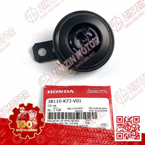 CÒI XE, CÒI KÈN FUTURE 125 MẬP, FUTURE FI 125, FUTURE BXC 125 2014 2015 2016 2017 38110-K73-V01 CHÍNH HÃNG
