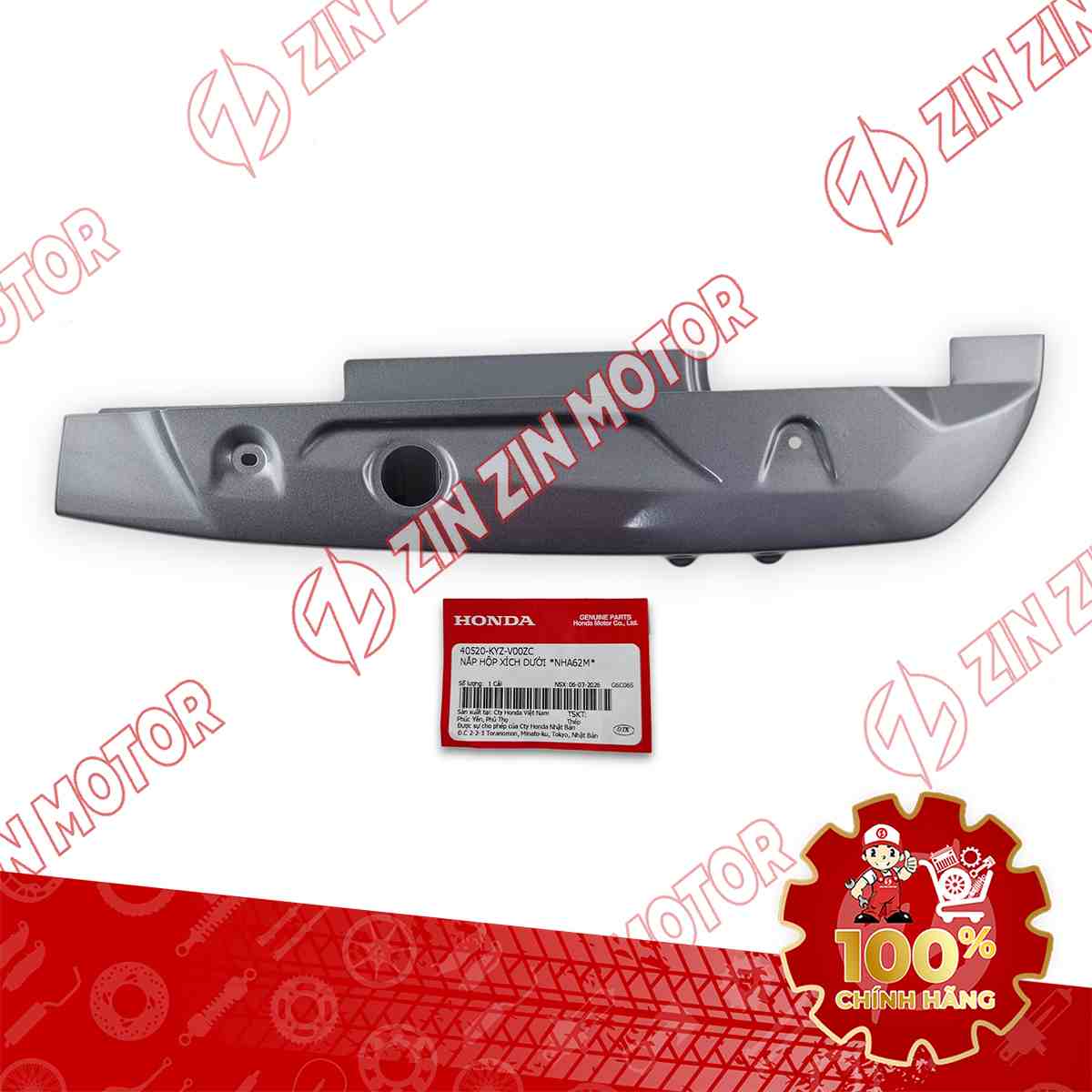 NẮP HỘP XÍCH XÁM FUTURE 125 MẬP, FUTURE FI 125, FUTURE BXC 125 2014 2015 2016 2017 DƯỚI CHÍNH HÃNG
