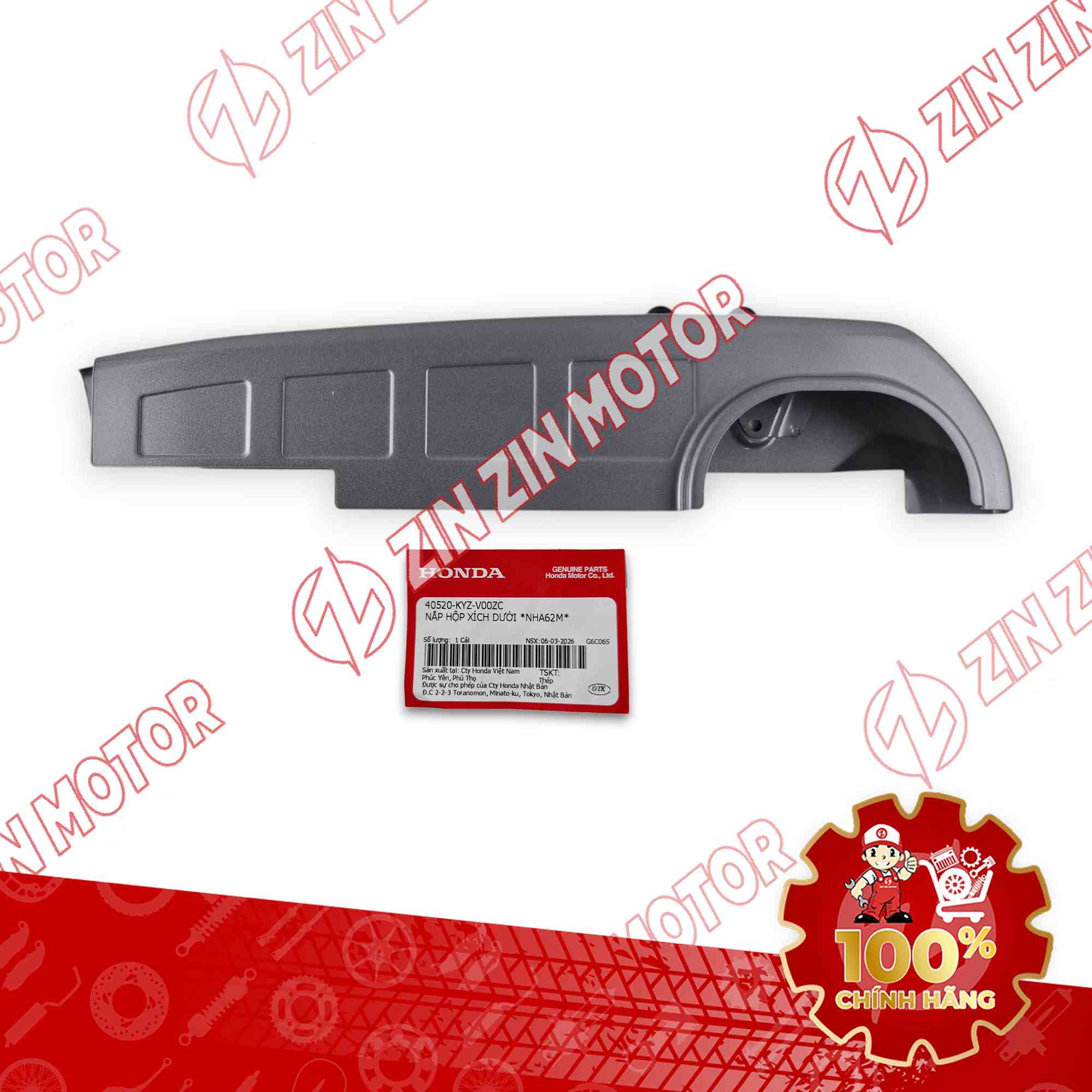 40520-KYZ-V00ZC NẮP HỘP XÍCH DƯỚI FUT14 FUT18 BẠC VN 113-compressed