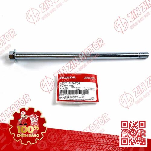 TRỤC BÁNH XE FUTURE 125 MẬP, FUTURE FI 125, FUTURE BXC 125 2014 2015 2016 2017 SAU CHÍNH HÃNG