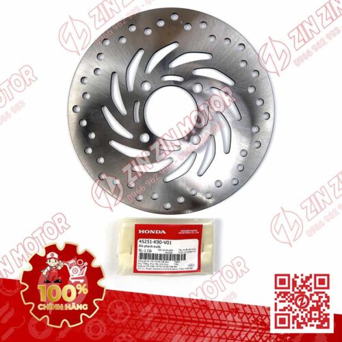 ĐĨA THẮNG TRƯỚC FUTURE 125 MẬP, FUTURE FI 125, FUTURE BXC 125 2016 2017 , WAVE RSX 2019 2020 2021 2022 2023, WAVE BLADE 110 45251K90V01 CHÍNH HÃNG