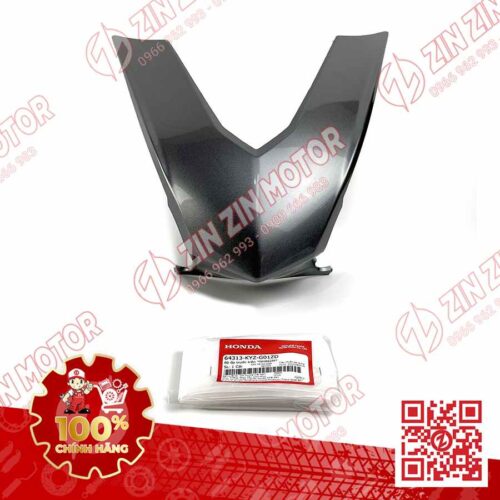 BỘ ỐP TRƯỚC TRÊN, MẶT NẠ NHỎ FUTURE 125 MẬP, FUTURE 125 FI, FUTURE BXC 2014 2015 2016 2017 XÁM ĐẬM 64313-KYZ-G00ZD