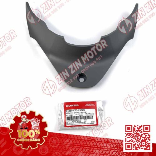 NHỰA NHÁM ỐP THÂN GIỮA PHÍA SAU FUTURE 125 FI, XE FUTURE LED XÁM 64360K73V40ZB