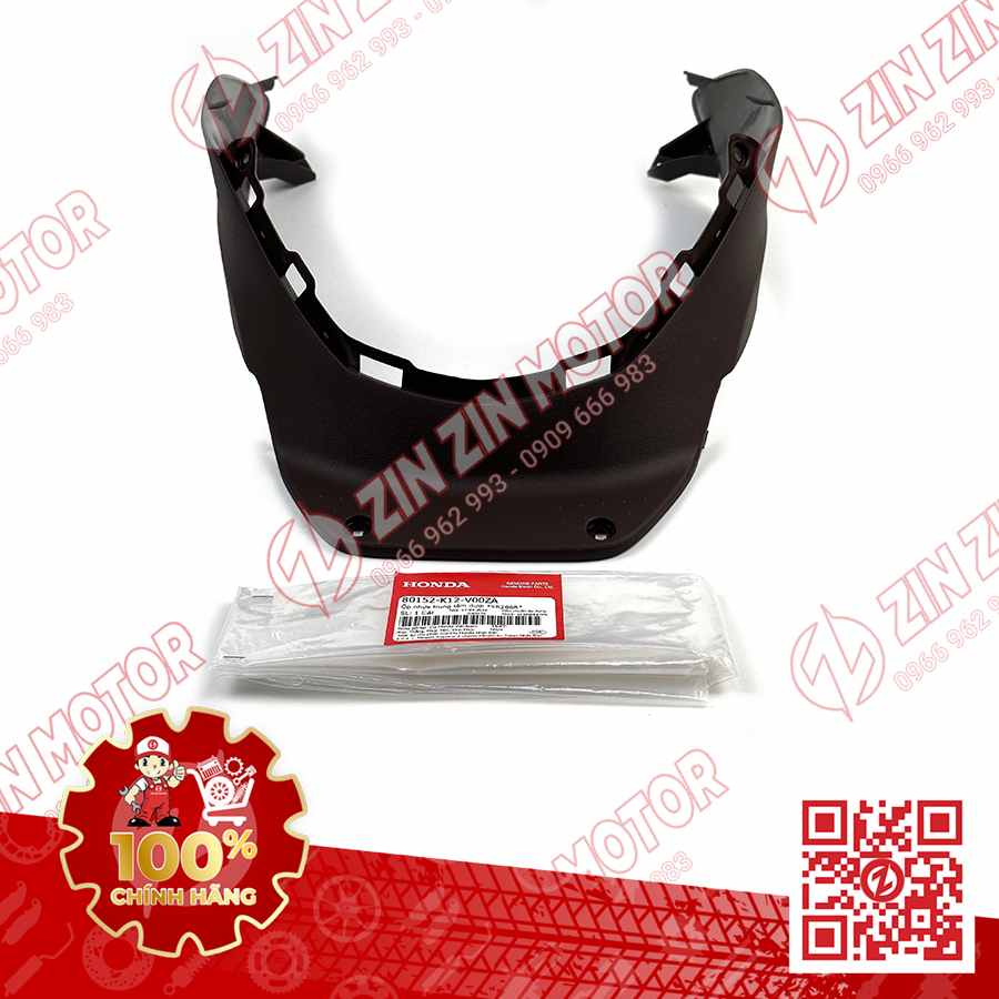NHỰA NHÁM ỐP NHỰA TRUNG TÂM DƯỚI XE LEAD 2017 2018 2019 2020 2021 MÀU NÂU 80152K12V00ZA CHÍNH HÃNG