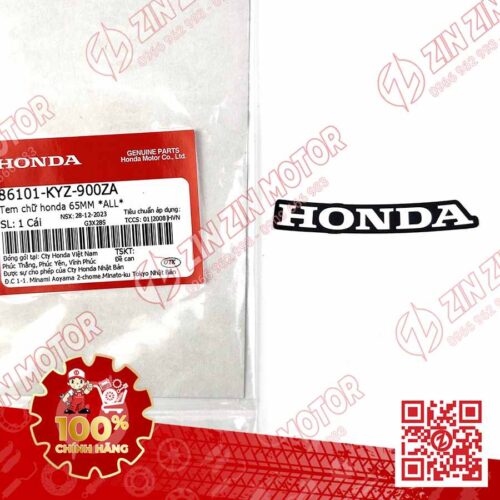 TEM HONDA DÈ SAU XE FUTURE 125 MẬP, FUTURE FI 125, FUTURE BXC 125 2014 2015 2016 2017 CHÍNH HÃNG