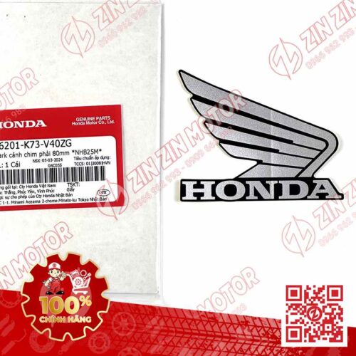 TEM CÁNH CHIM HONDA XE FUTURE 125 FI, FUTURE LED ĐEN ĐỎ 2018 BÊN PHẢI 86201K73V40ZG