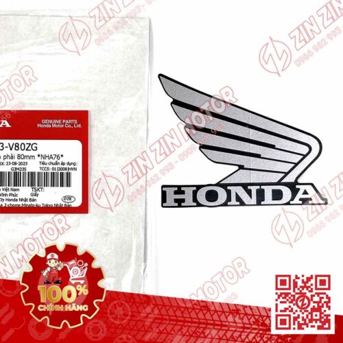 TEM CÁNH CHIM HONDA XE FUTURE 125 FI, FUTURE LED ĐEN NÂU 2020 2021 BÊN PHẢI 86201K73V80ZG