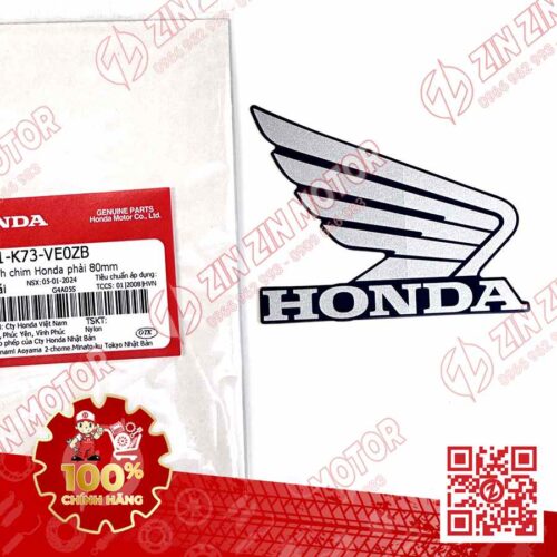 TEM CÁNH CHIM HONDA XE FUTURE 125 FI, FUTURE LED XANH 2024 BÊN PHẢI 86201K73VE0ZB