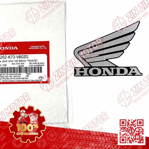 TEM CÁNH CHIM HONDA XE FUTURE 125 FI, FUTURE LED ĐEN NÂU 2020 2021 BÊN TRÁI 86202K73V80ZG
