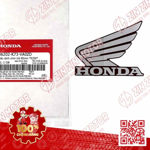 TEM CÁNH CHIM HONDA XE FUTURE 125 FI, FUTURE LED ĐỎ 2022 2023 BÊN TRÁI 86202K73VA0ZD