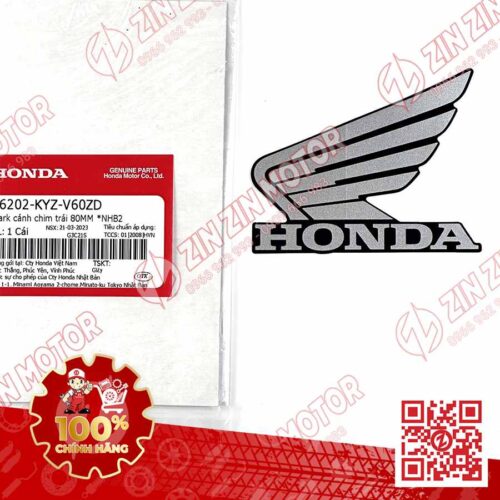 TEM CÁNH CHIM XE FUTURE 125 MẬP, FUTURE FI 125, FUTURE BXC 125 2014 2015 2016 2017 TRÁI ĐEN CHÍNH HÃNG