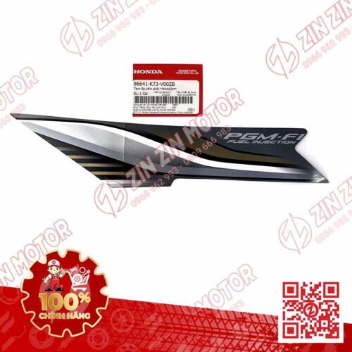 TEM CÁNH YẾM XE FUTURE 125 MẬP, FUTURE FI 125 2016 2017 PHẢI XÁM GHI CHÍNH HÃNG