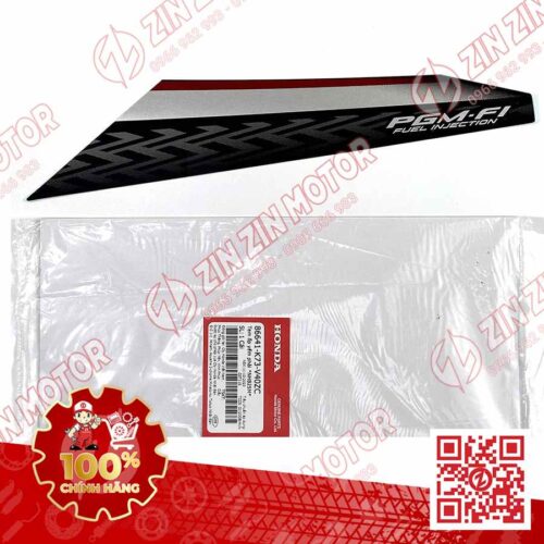 TEM CÁNH YẾM FUTURE 125 FI, FUTURE LED 2018 ĐEN ĐỎ BẢN VÀNH NAN HOA BÊN PHẢI 86641K73V40ZC