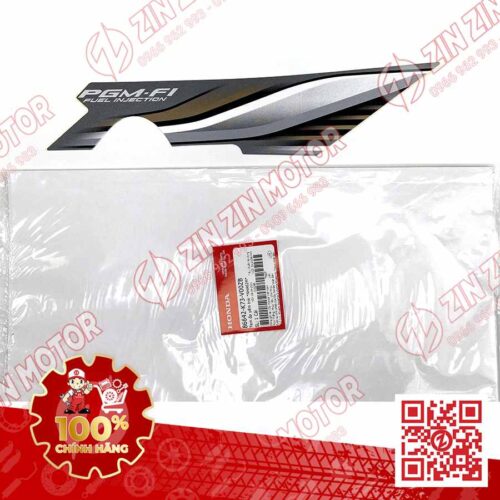 TEM CÁNH YẾM XE FUTURE 125 MẬP, FUTURE FI 125 2016 2017 TRÁI XÁM GHI CHÍNH HÃNG