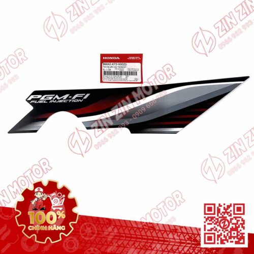 TEM CÁNH YẾM XE FUTURE 125 MẬP, FUTURE FI 125 2016 2017 TRÁI ĐEN ĐỎ XÁM CHÍNH HÃNG