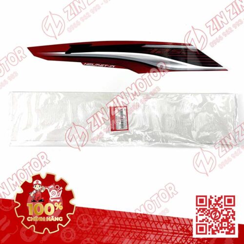 TEM BỤNG SAU, TEM ỐP SƯỜN FUTURE 125 MẬP, FUTURE FI 125 2016 2017 PHẢI ĐỎ XÁM CHÍNH HÃNG