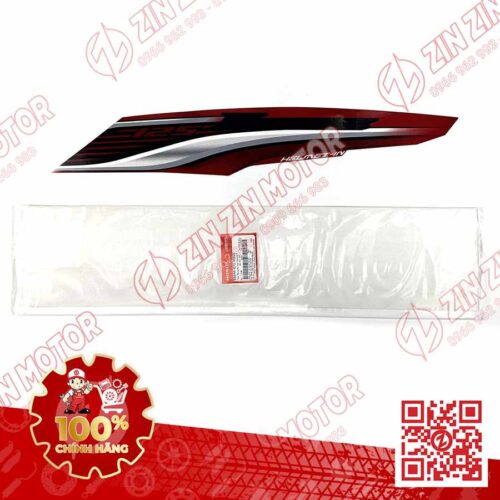 TEM BỤNG SAU, TEM ỐP SƯỜN FUTURE 125 MẬP, FUTURE FI 125 2016 2017 TRÁI ĐỎ XÁM CHÍNH HÃNG