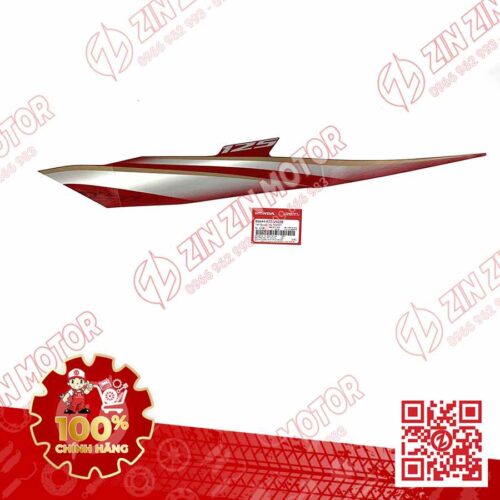 TEM ỐP SƯỜN XE FUTURE 125 FI, FUTURE LED 2018 ĐỎ ĐEN PHIÊN BẢN VÀNH NAN HOA BÊN TRÁI 86644K73V40ZB