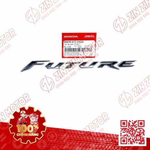 TEM CHỮ NỔI FUTURE 125 FI, FUTURE LED 2018 2019 2020 2021 2022 2023 2024 86645K73V40ZA