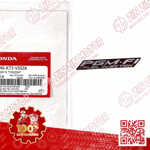 TEM CHỮ PGM-FI DÁN XE FUTURE 125 FI, FUTURE LED TYPE4 86646K73V50ZA