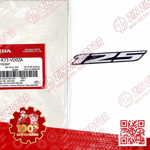 MÁC 125, TEM CHỮ 125 XE FUTURE 125 FI, FUTURE LED TYPE1 86647K73VD0ZA