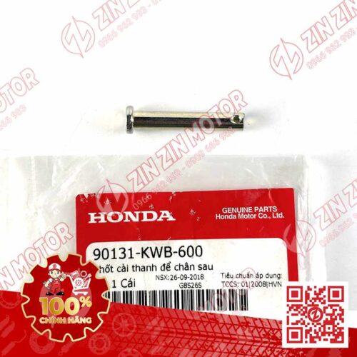 CHỐT CÀI THANH ĐỂ CHÂN SAU FUTURE 125 MẬP, FUTURE FI 125, FUTURE BXC 125 2014 2015 2016 2017 , WAVE RSX 2019 2020 2021 2022 2023 , WAVE ALPHA 2017 - 2023 2024 - 2025, WAVE BLADE 110 90131KWB600 CHÍNH HÃNG