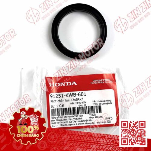 PHỐT CHẮN BỤI FUTURE 125 MẬP, FUTURE FI 125, FUTURE BXC 125 2014 2015 2016 2017 ; PHỐT CAO SU BÁNH TRƯỚC TRÁI WAVE RSX 2019 2020 2021 2022 2023, WAVE BLADE 110 91251KWB601 CHÍNH HÃNG