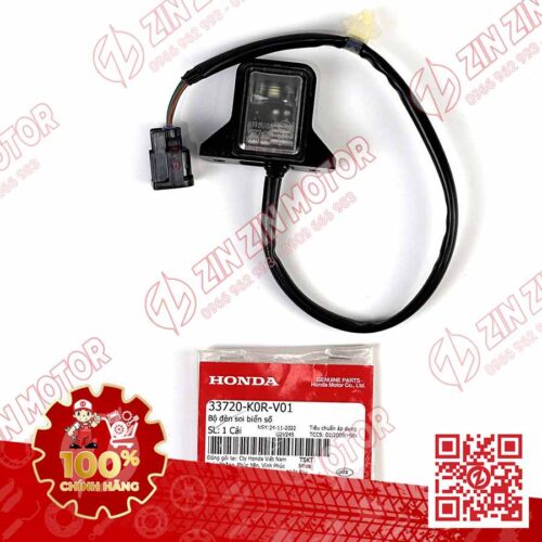 Đèn Soi Biển Số SH 2020 - 2024, SH 160i 2023 2024, SH 150i 2020 2021 2022, SH125i 2020 - 2024 33720K0RV01 Chính Hãng