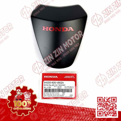 Ốp Nhựa Trước Mặt Nạ Nhỏ SH 2024, SH 160i, SH125i Đen Nhám 64305K0SV80ZA Chính Hãng