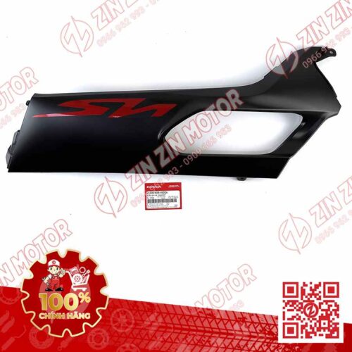 Thanh Cạnh Sàn Chân Trái, Ốp Sàn SH 2024, SH 160i 2024, SH125i 2024 Đen Nhám (Chữ SH Đỏ) 64330K0RV60ZA Chính Hãng