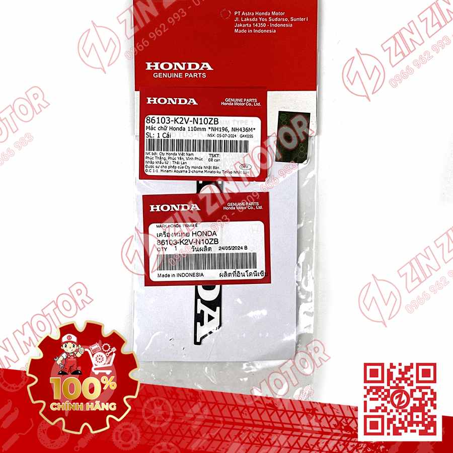 86103-K2V-N10ZB TEM HONDA CÁNH YẾM VA125 K2V VN 3-compressed