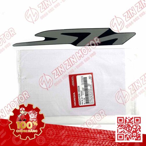 Tem Chữ SH Dán Thanh Cạnh, Ốp Sàn SH 2024, SH 160i, SH125i Xám 86643K0RV60ZB Chính Hãng