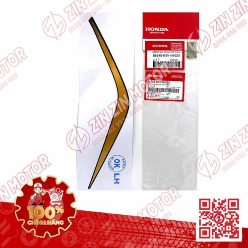 TEM CÁNH YẾM VARIO 125 2023 2024 TRÁI DƯỚI VÀNG 86645K2VN40ZA CHÍNH HÃNG