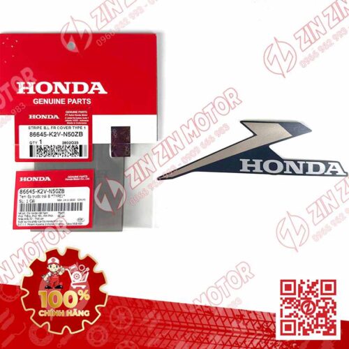 TEM CHỮ HONDA DÁN CÁNH YẾM VARIO 125 2023 2024 TRÁI 86645K2VN50ZB CHÍNH HÃNG
