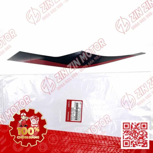 Tem Ốp Sườn Sau Phải SH 2024, SH 160i 2024, SH125i 2024 Đỏ Nền Xám 86836K0RV60ZB Chính Hãng
