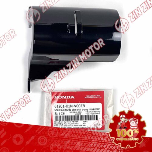 CHẮN BÙN TRƯỚC PHÍA TRONG, CHỤP PHUỘC SH MODE 2020 2021 2022 2023 2024 ĐEN BÓNG BÊN PHẢI 61201K1NV00ZB CHÍNH HÃNG