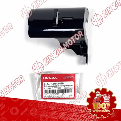 CHẮN BÙN TRƯỚC PHÍA TRONG, CHỤP PHUỘC SH MODE 2020 2021 2022 2023 2024 ĐEN BÓNG BÊN TRÁI 61301K1NV00ZB CHÍNH HÃNG