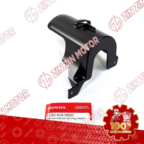 CHẮN BÙN TRƯỚC PHÍA TRONG, CHỤP PHUỘC SH MODE 2020 2021 2022 2023 2024 ĐEN NHÁM BÊN TRÁI 61301K1NV00ZC CHÍNH HÃNG