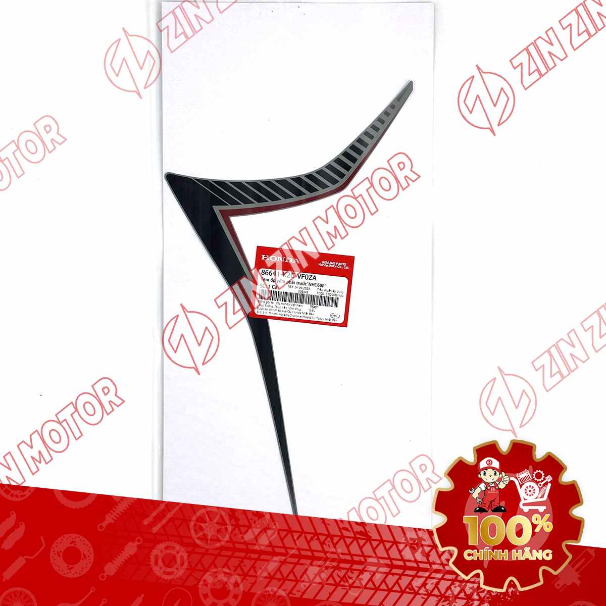 86641-K2C-VF0ZA TEM YẾM VIS21 PHẢI ĐEN ĐỎ (BẢN XÁM XI MĂNG 2023) VN 1-compressed