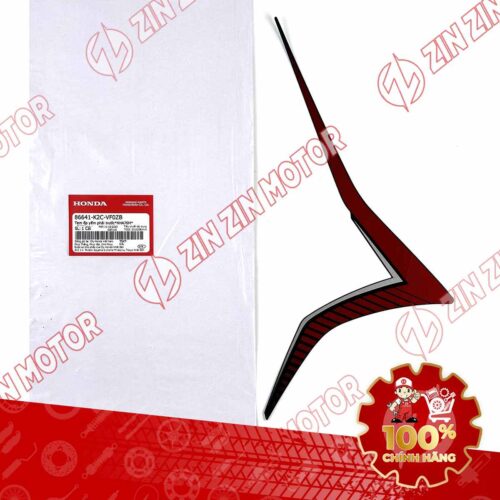 TEM CÁNH YẾM VISION 2023 PHẢI ĐỎ ĐEN BẢN ĐEN NHÁM 86641K2CVF0ZB CHÍNH HÃNG