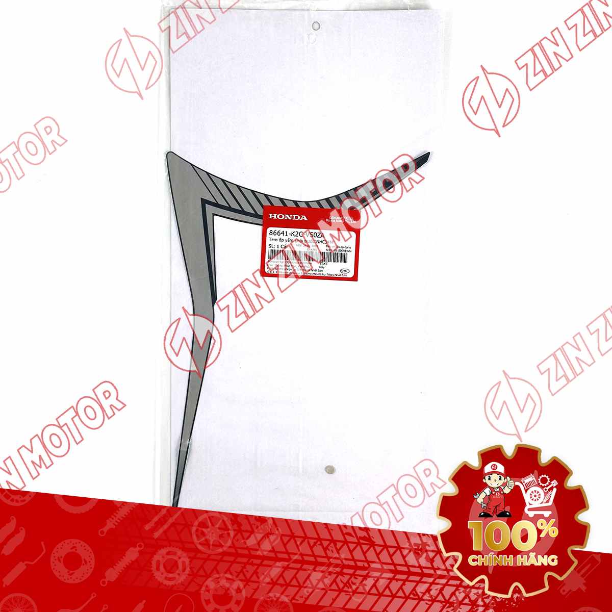86641-K2C-VS0ZA TEM YẾM VIS21 PHẢI TRẮNG (BẢN XANH XÁM NHÁM 2024) VN 1-compressed