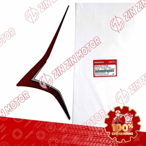 TEM CÁNH YẾM VISION 2023 TRÁI ĐỎ ĐEN BẢN ĐEN NHÁM 86642K2CVF0ZB CHÍNH HÃNG