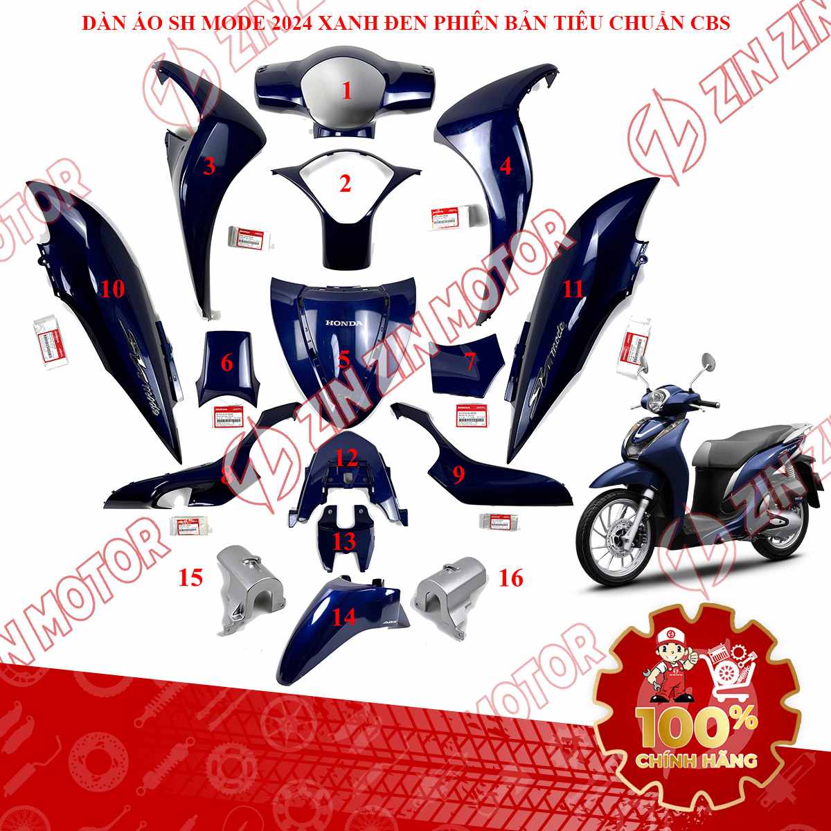 Dàn Áo SH Mode 2023 Xanh Đen Phiên Bản Tiêu Chuẩn CBS 2-compressed