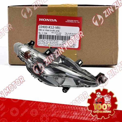 ĐÈN XI NHAN TRƯỚC XE LEAD 125 2017+ 2022 2023 2024 BÊN PHẢI 33400K12V81 CHÍNH HÃNG